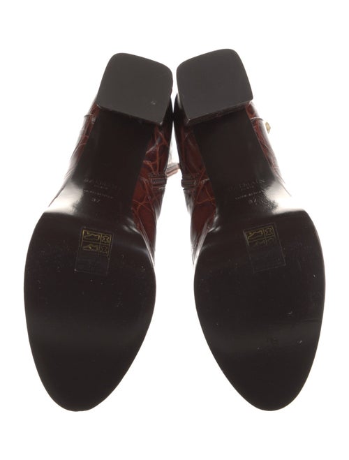 Balmain Embossed Leather Boots
