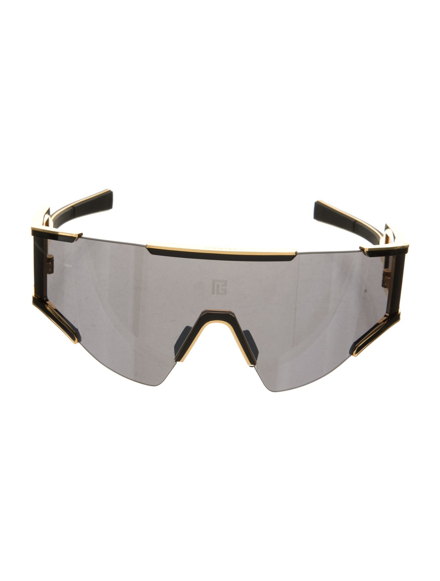 Balmain Shield Mirrored Sunglasses
