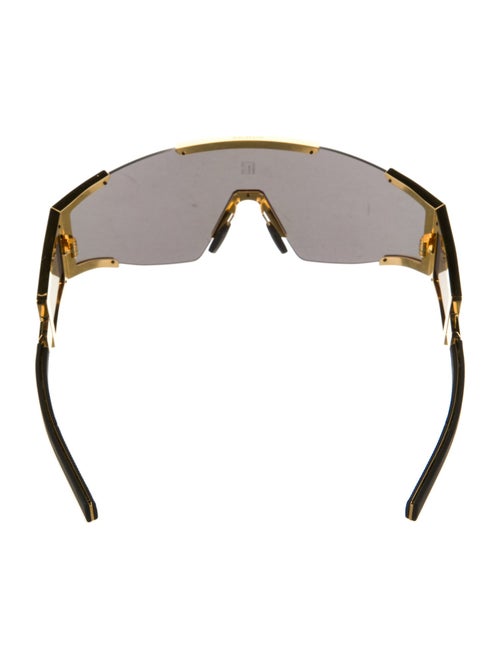 Balmain Shield Mirrored Sunglasses
