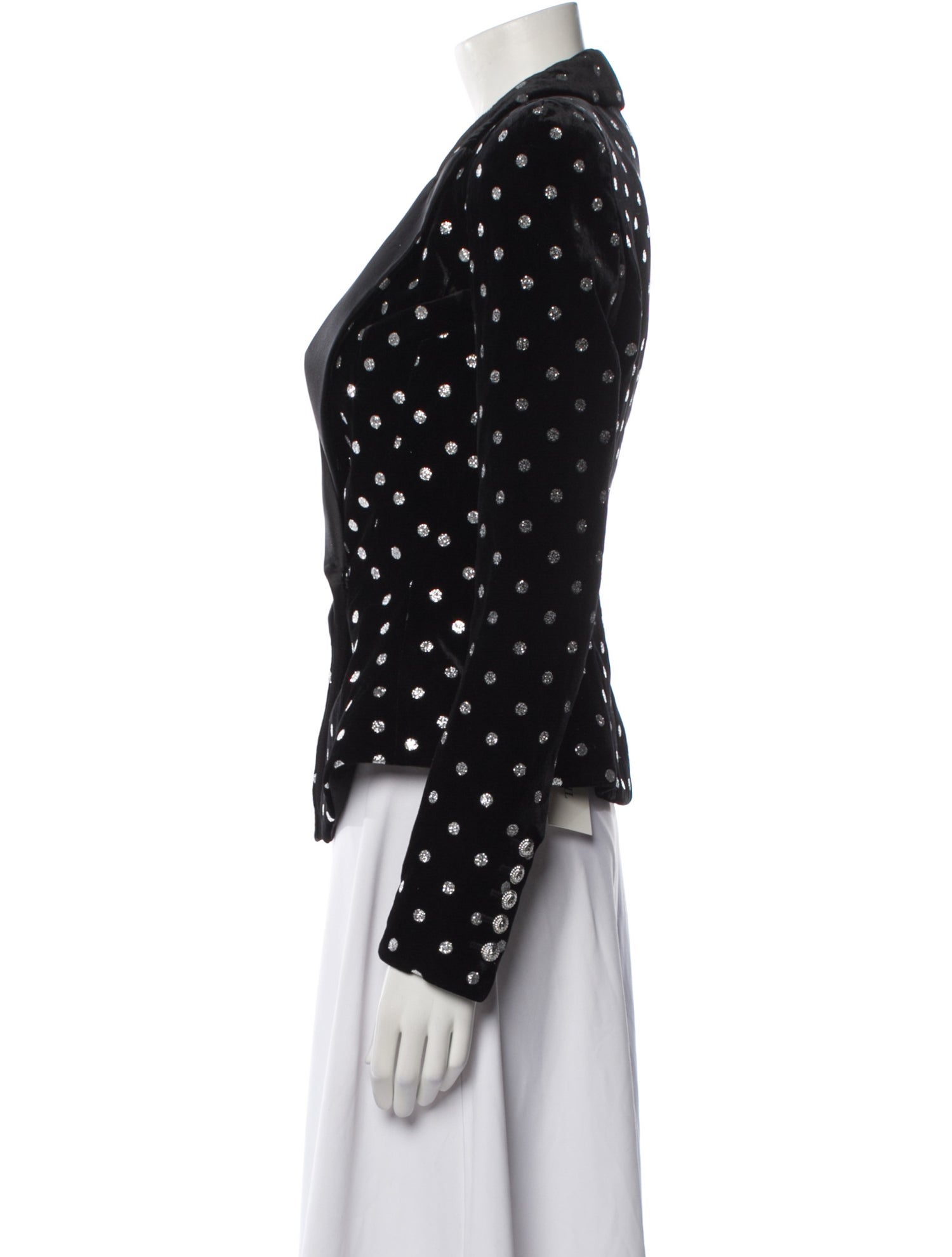 Balmain Polka Dot Print Blazer