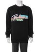 Balmain Graphic Print Crew Neck Sweatshirt