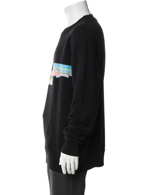 Balmain Graphic Print Crew Neck Sweatshirt