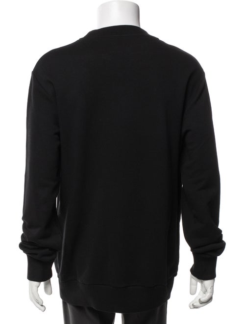 Balmain Graphic Print Crew Neck Sweatshirt