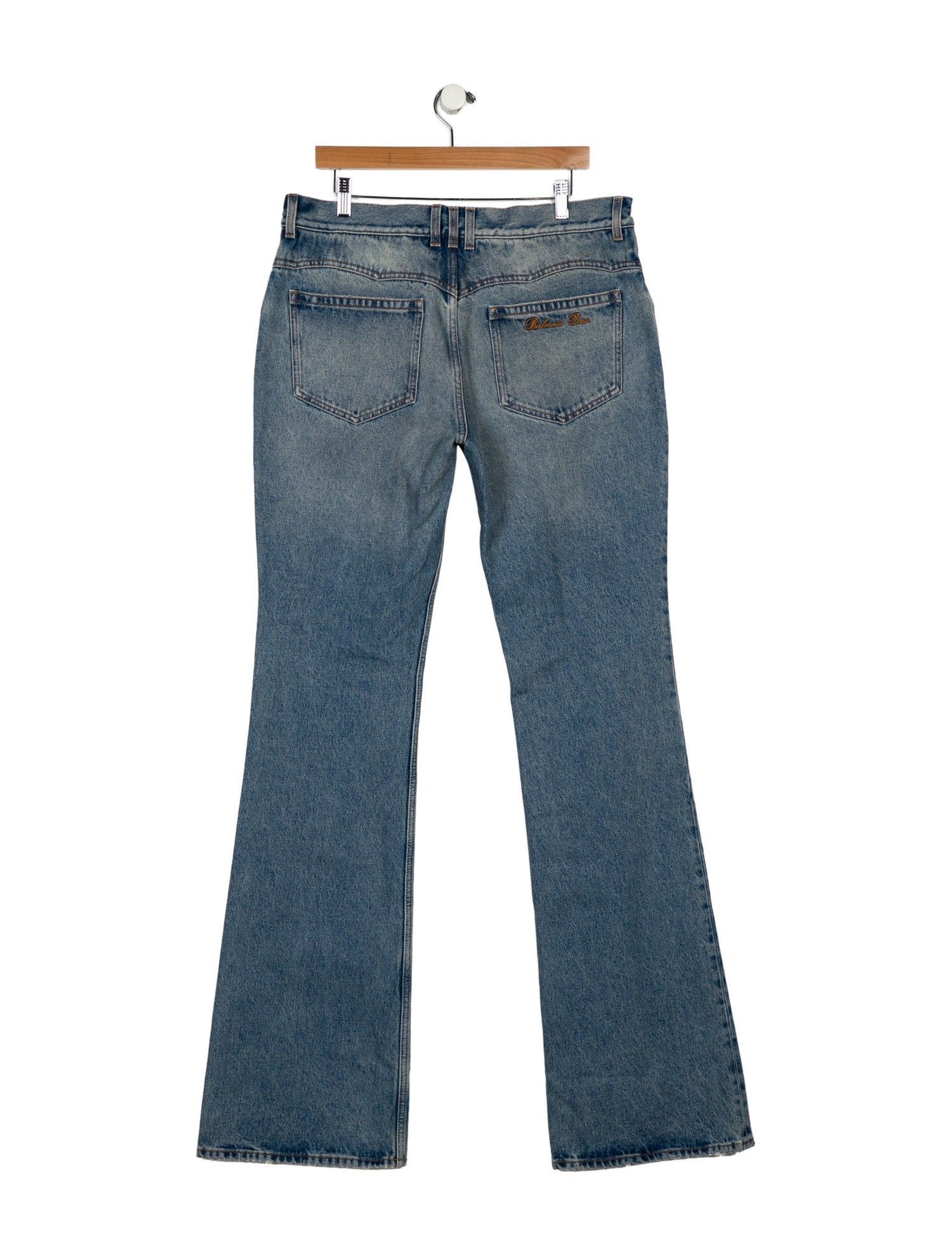 Balmain High-Rise Wide Leg Jeans w/ Tags