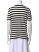 Balmain Linen Striped T-Shirt