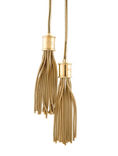 Balmain Long Pompom Necklace