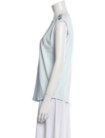 Balmain Graphic Print Crew Neck T-Shirt