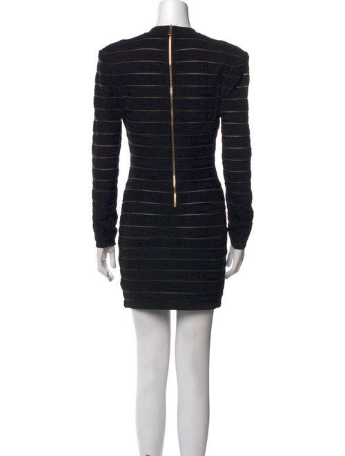 Balmain Crew Neck Mini Dress