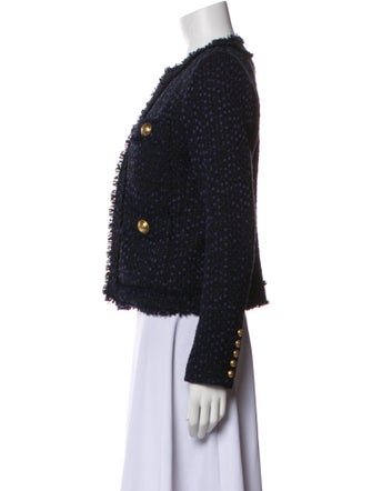 Balmain Tweed Pattern Jacket