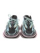 Balmain Neoprene Colorblock Pattern Sneakers