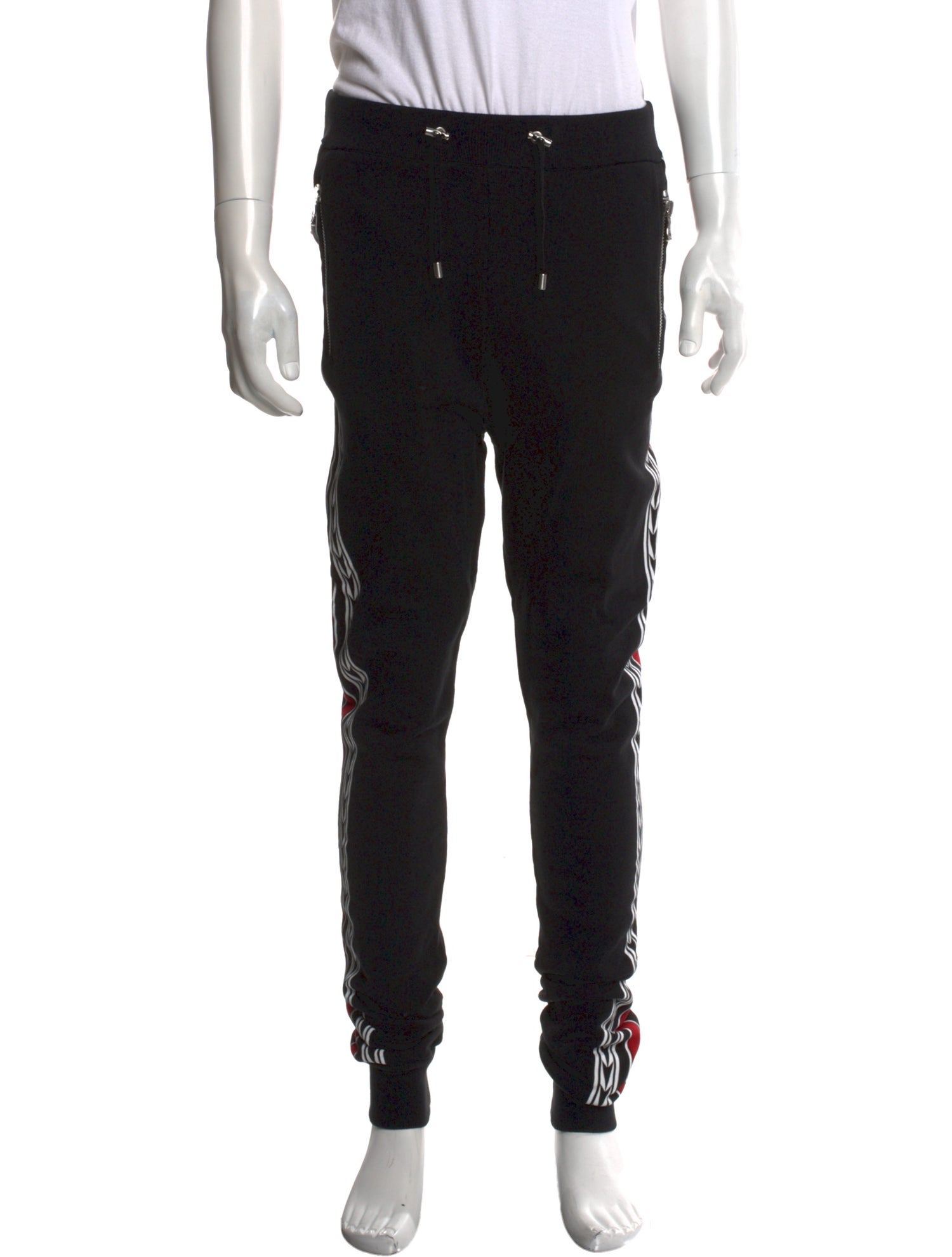 Balmain Graphic Print Joggers