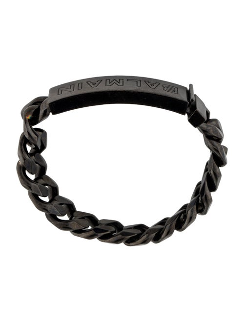 Balmain Logo Chain Link Bracelet
