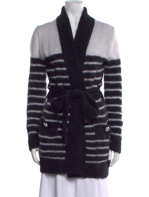 Balmain Mohair Striped Sweater