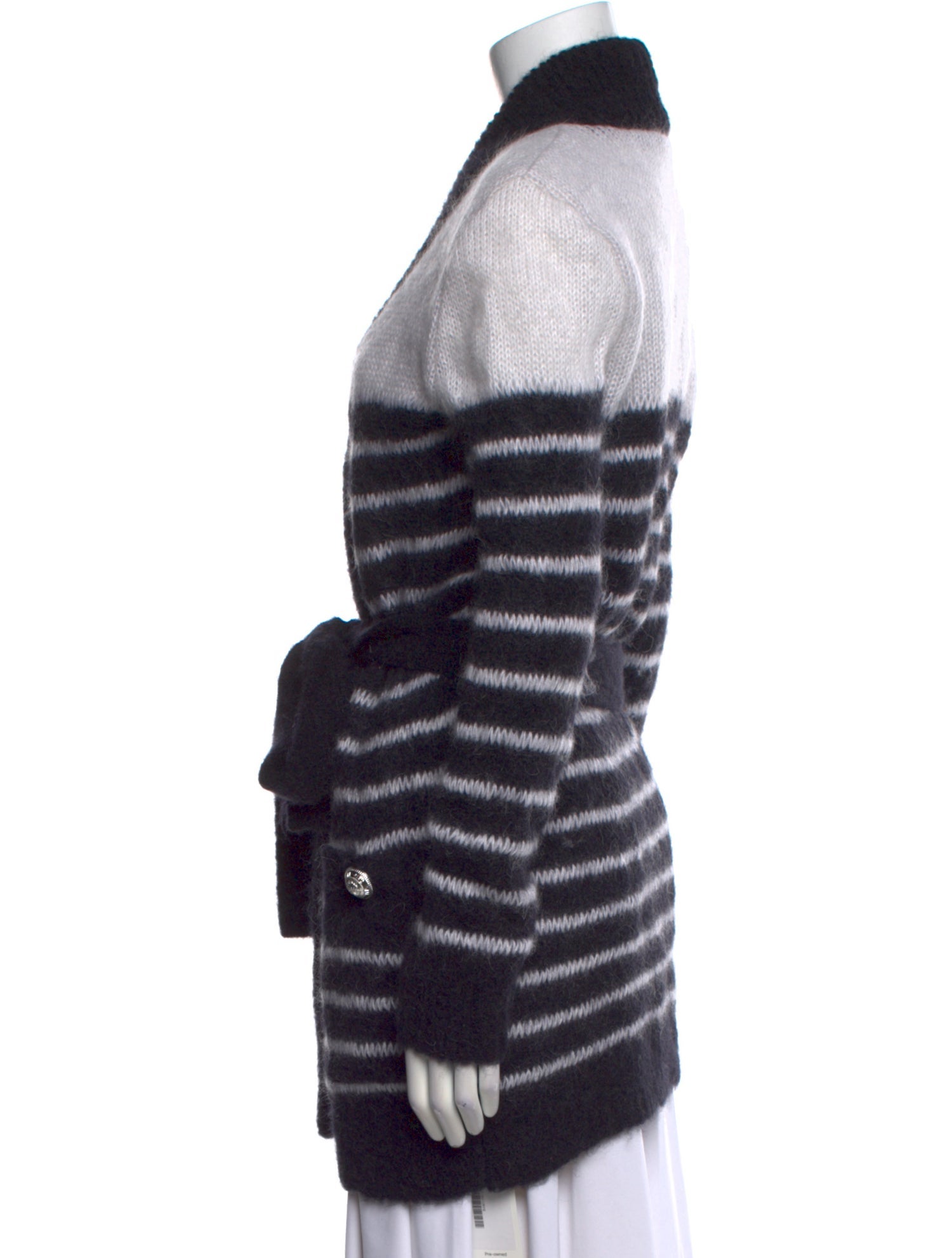 Balmain Mohair Striped Sweater