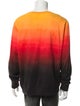 Balmain Tie-Dye Print Crew Neck Sweatshirt
