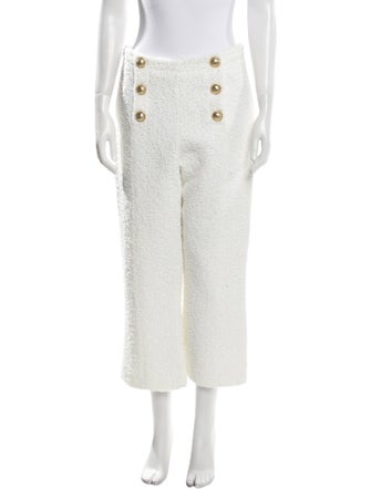 Balmain Boucle Wide Leg Pants