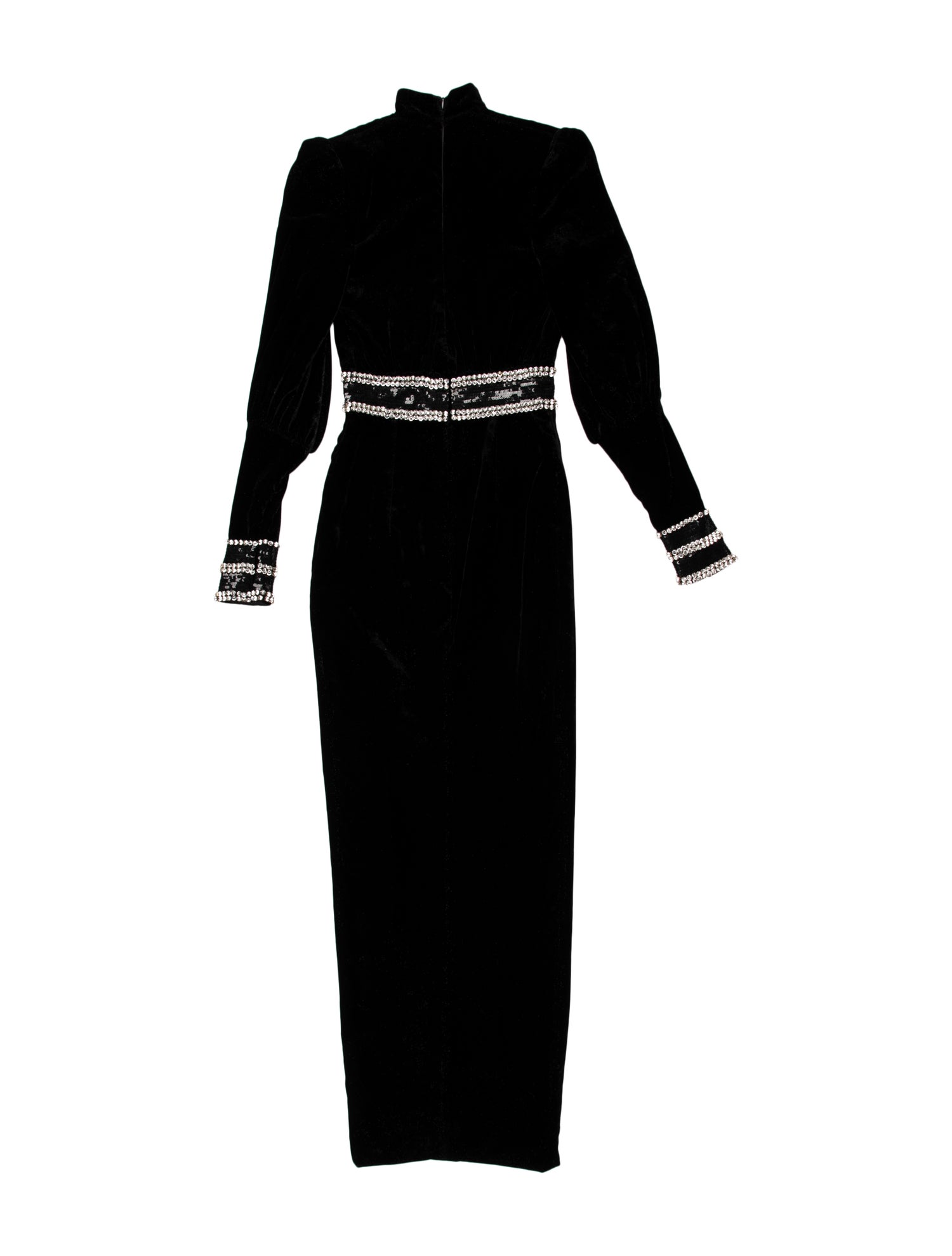 Balmain Turtleneck Long Dress