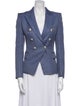 Balmain Striped Blazer