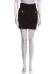 Balmain Fringe Trim Accent Mini Skirt