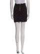 Balmain Fringe Trim Accent Mini Skirt