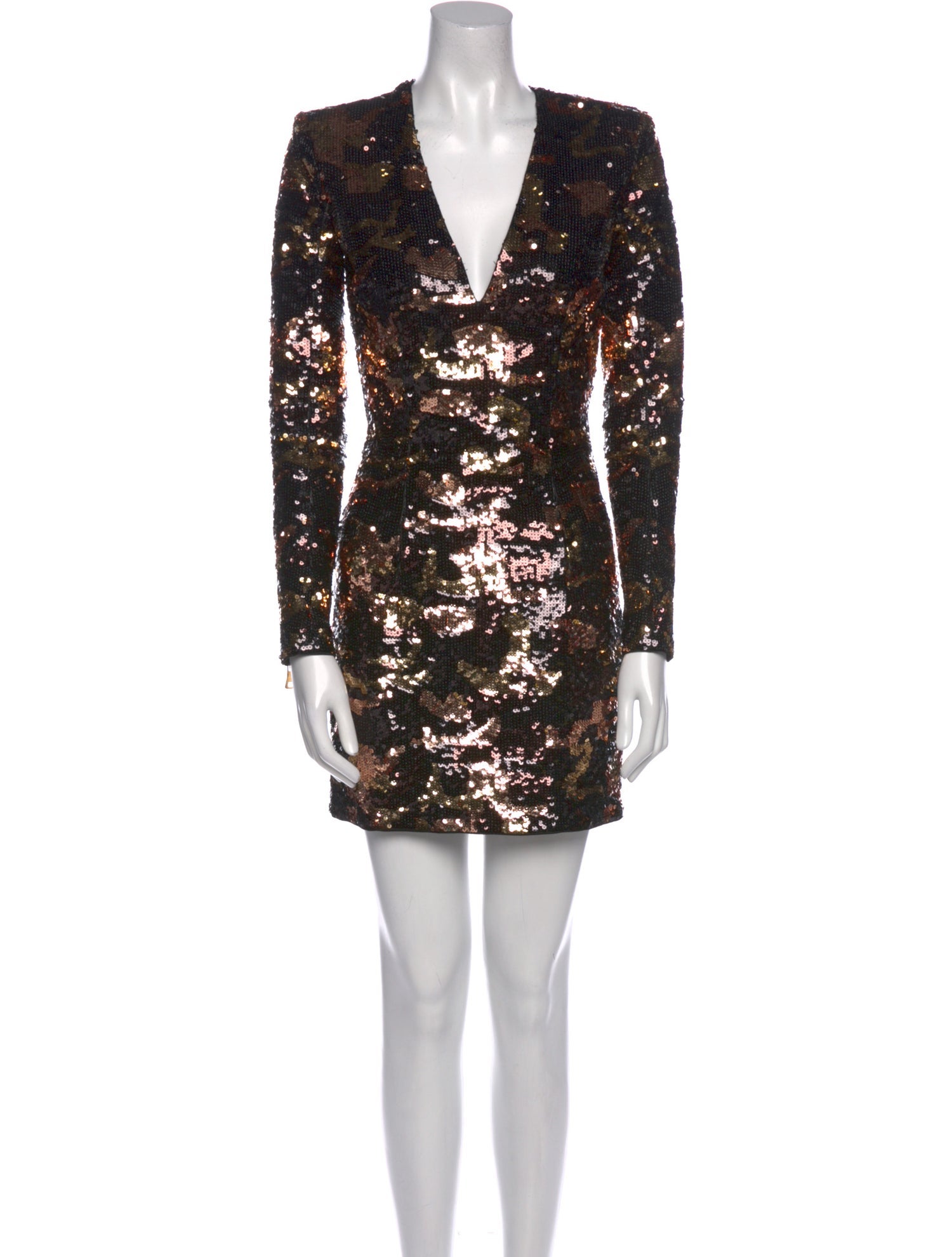 Balmain Patterned Mini Dress