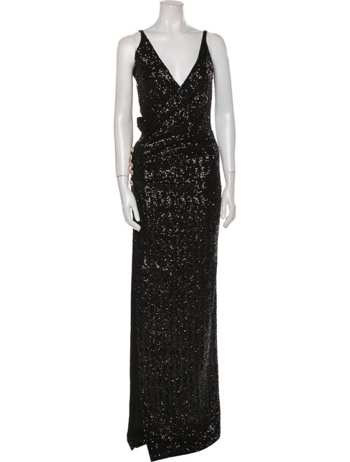 Balmain Sequin Long Dress