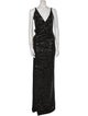 Balmain Sequin Long Dress