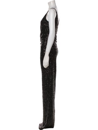 Balmain Sequin Long Dress