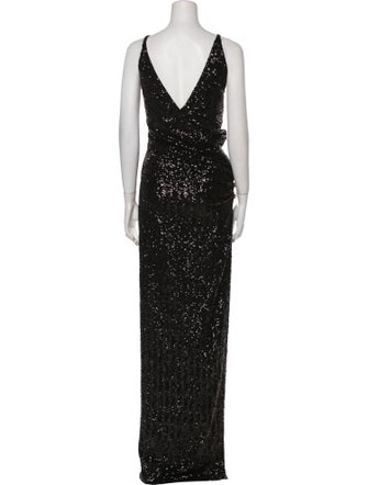 Balmain Sequin Long Dress