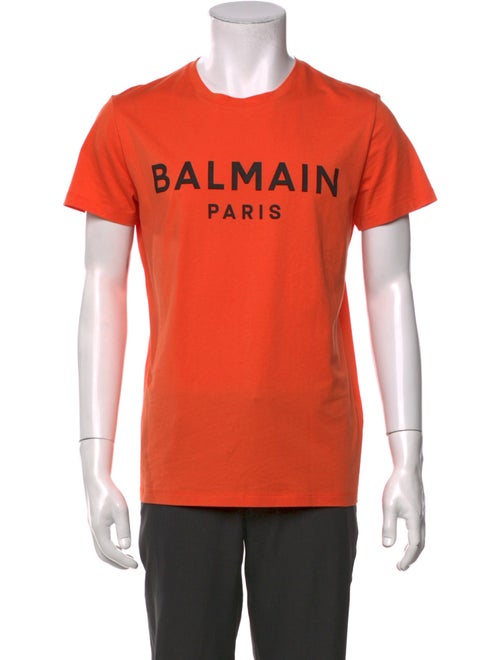 Balmain Graphic Print Crew Neck T-Shirt
