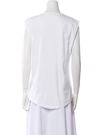 Balmain Graphic Print Scoop Neck T-Shirt