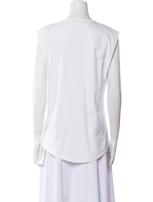 Balmain Graphic Print Scoop Neck T-Shirt