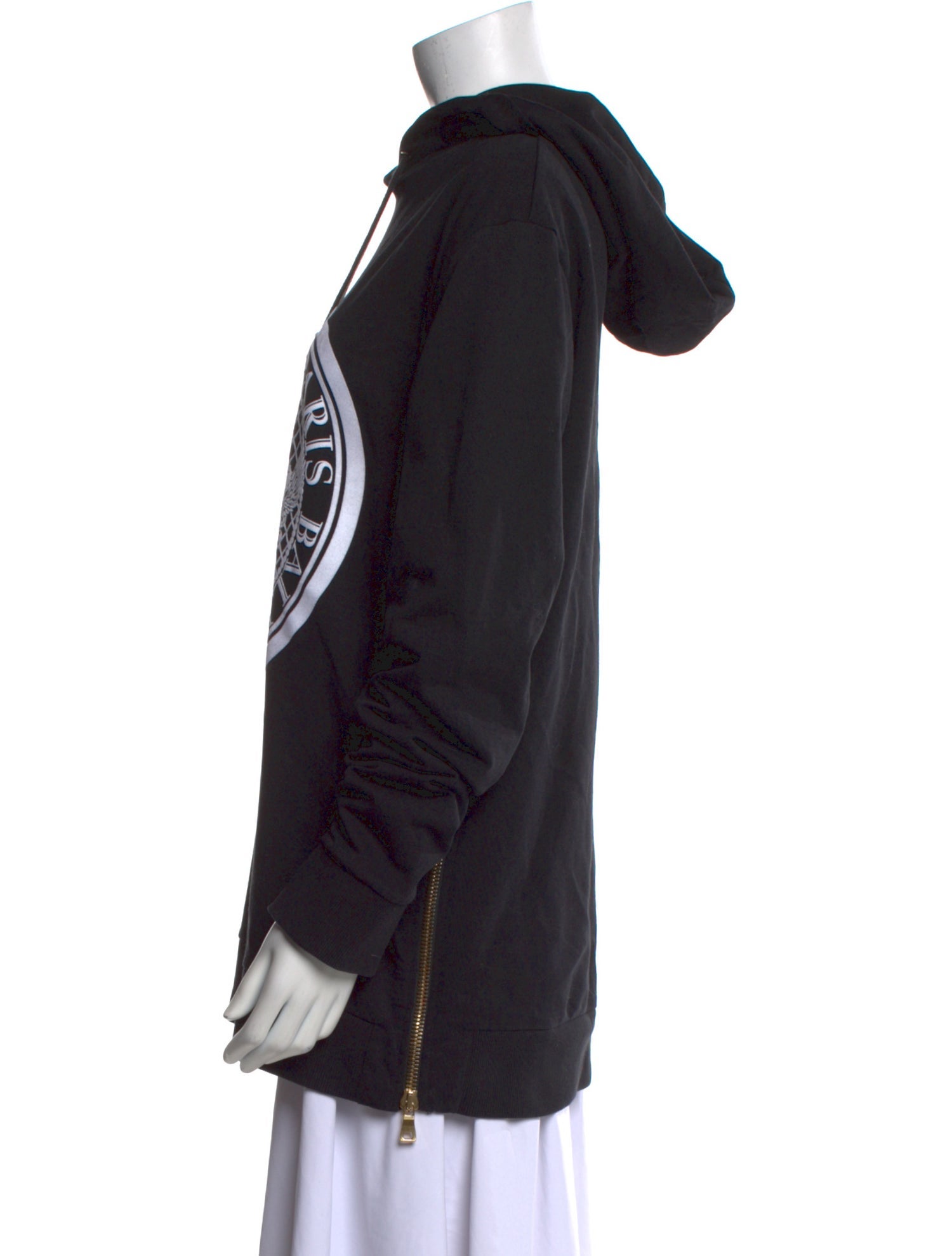 Balmain Graphic Print Crew Neck Sweatshirt