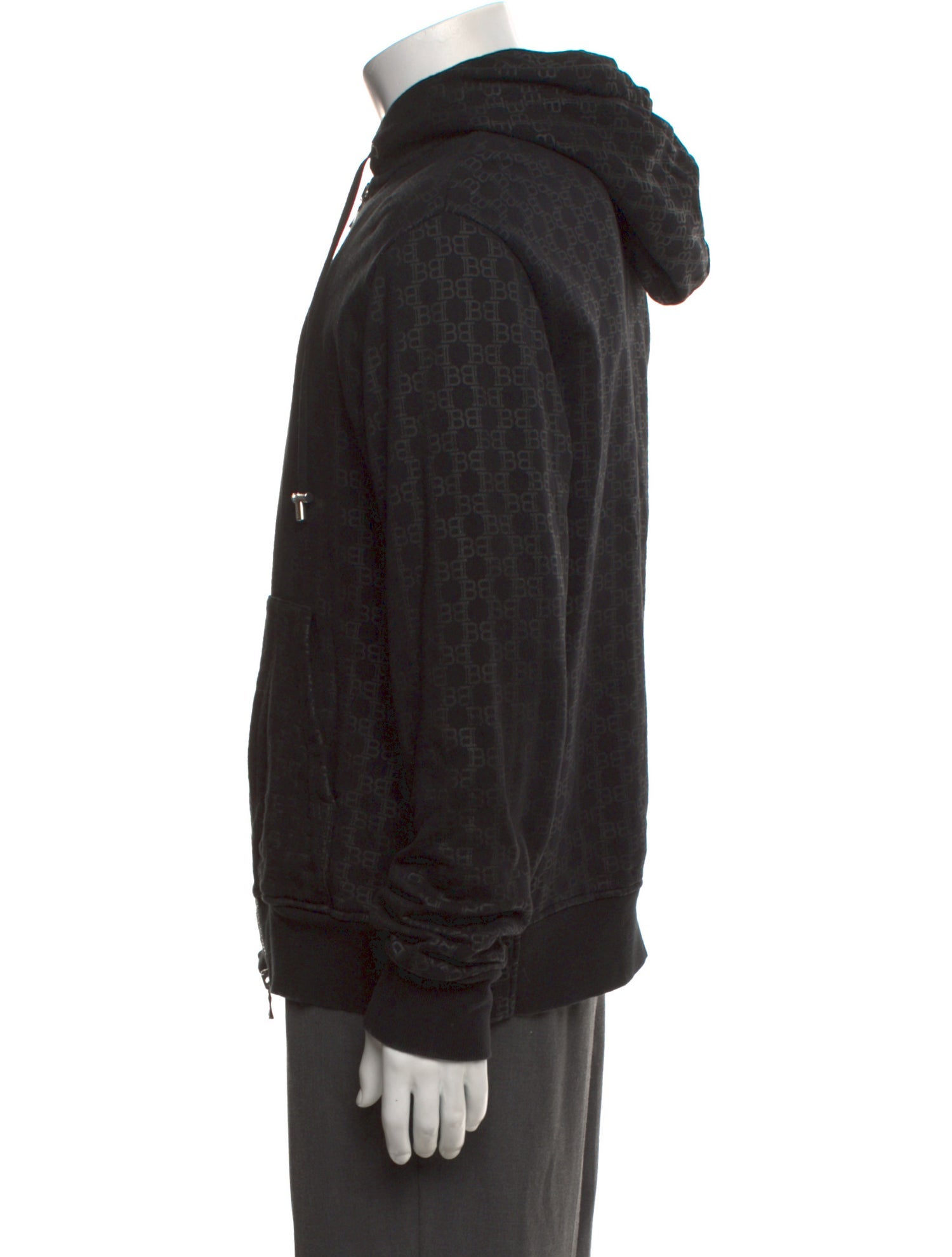 Balmain Crew Neck Long Sleeve Hoodie