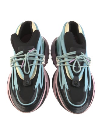 Balmain Neoprene Printed Sneakers