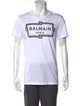 Balmain Graphic Print Crew Neck T-Shirt