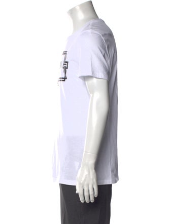 Balmain Graphic Print Crew Neck T-Shirt