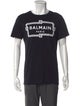 Balmain Graphic Print Crew Neck T-Shirt