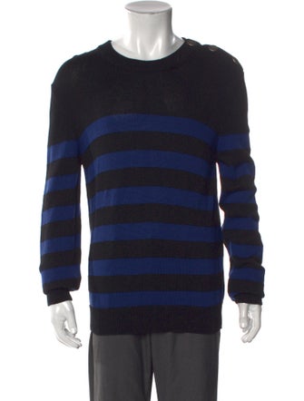 Balmain Wool Striped Pullover