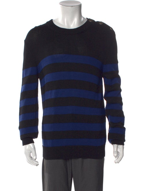Balmain Wool Striped Pullover