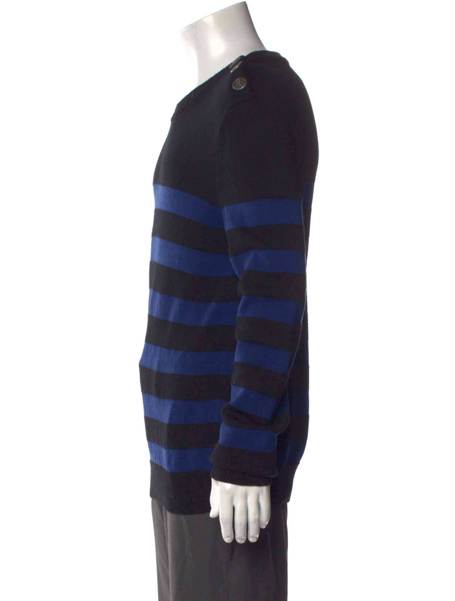 Balmain Wool Striped Pullover