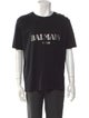 Balmain Graphic Print Crew Neck T-Shirt