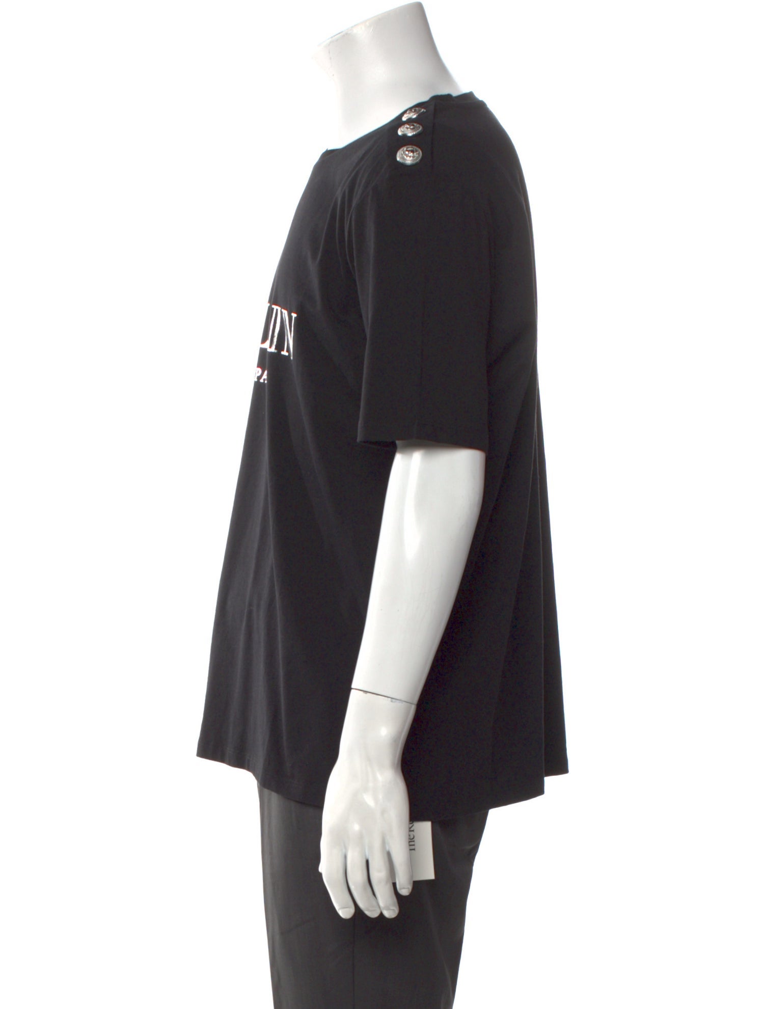 Balmain Graphic Print Crew Neck T-Shirt