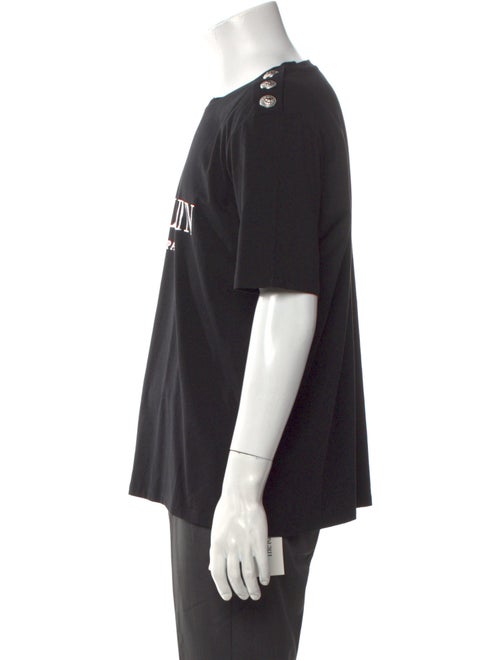 Balmain Graphic Print Crew Neck T-Shirt