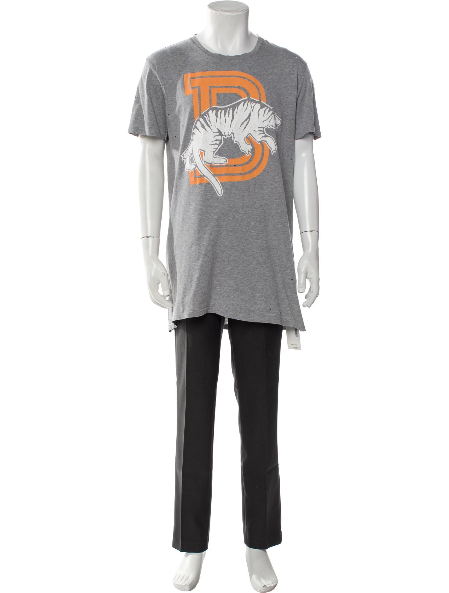 Balmain Graphic Print Crew Neck T-Shirt