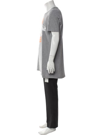 Balmain Graphic Print Crew Neck T-Shirt