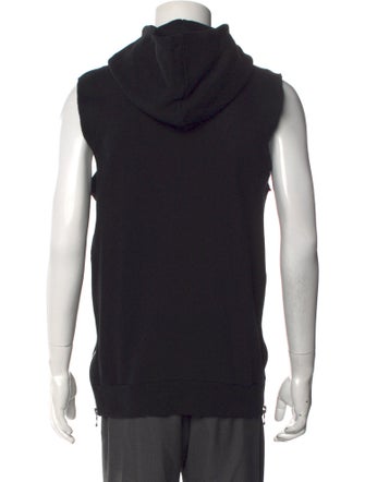 Balmain Graphic Print Crew Neck Hoodie