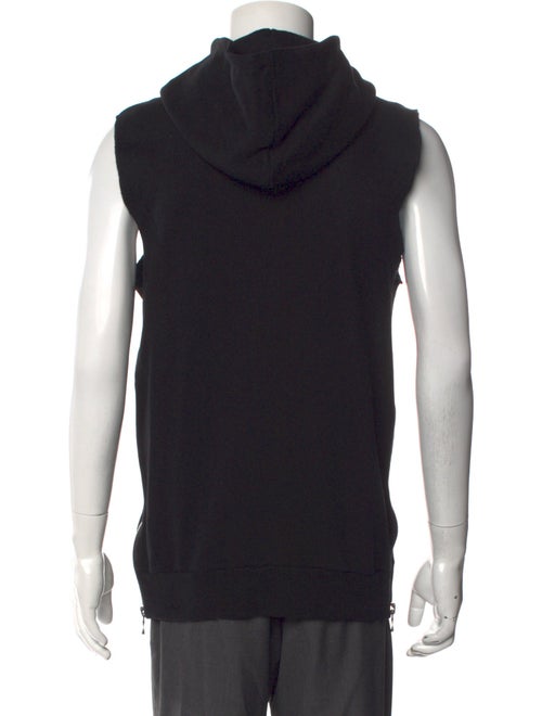 Balmain Graphic Print Crew Neck Hoodie