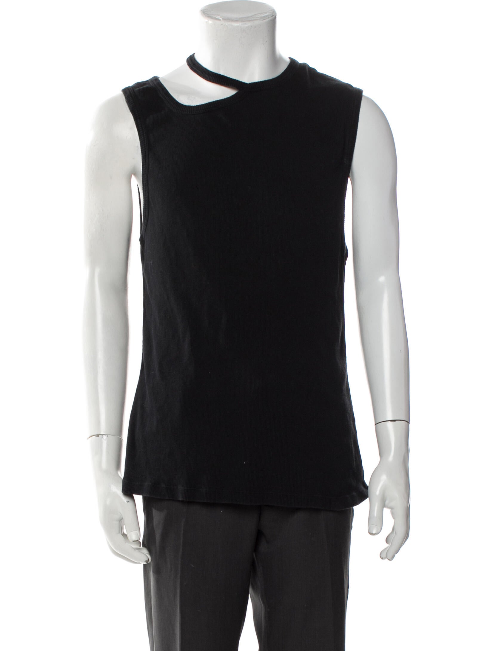 Balmain Scoop Neck Sleeveless T-Shirt