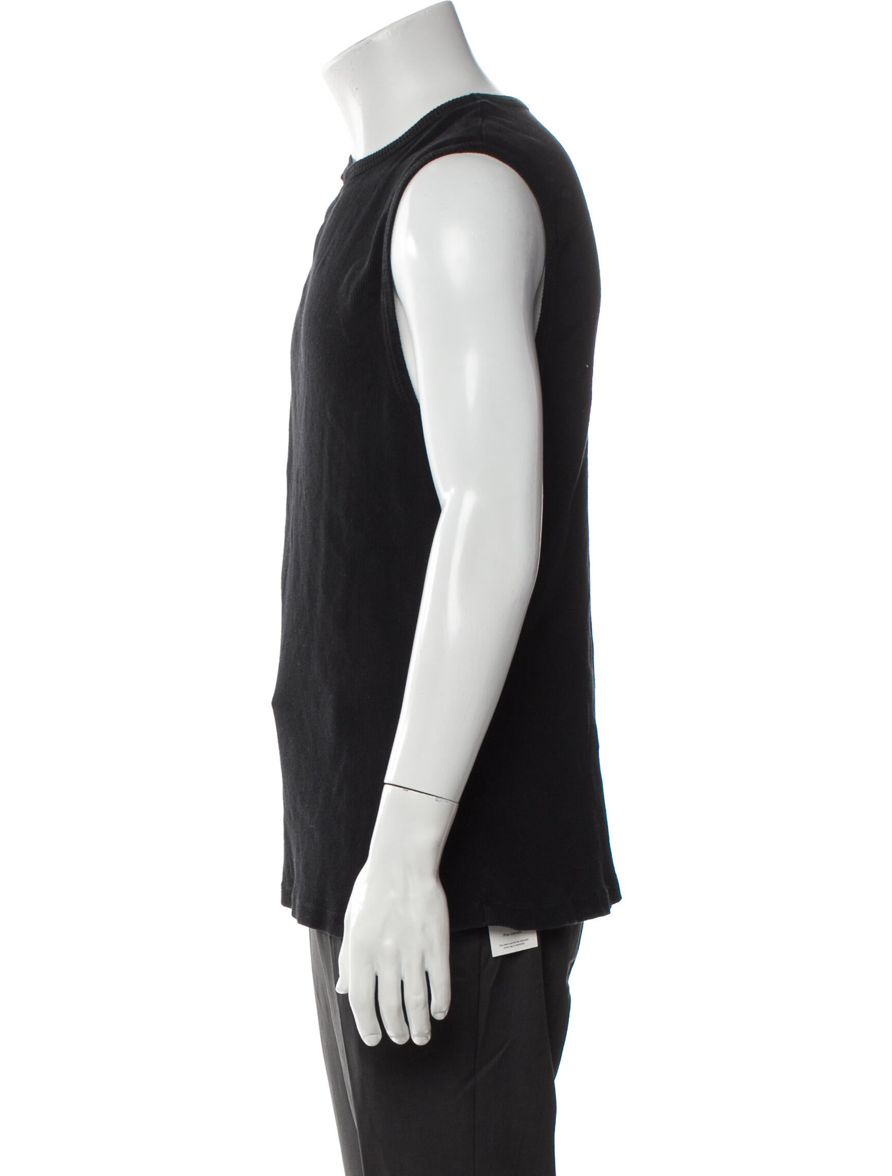 Balmain Scoop Neck Sleeveless T-Shirt